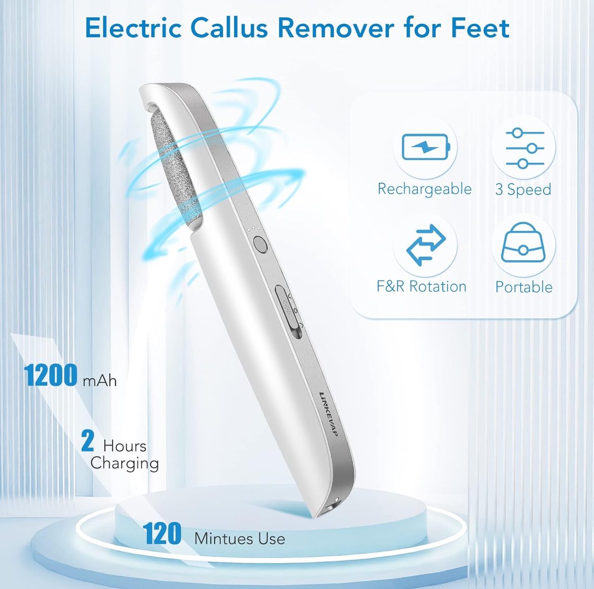 Removedor eléctrico de callos