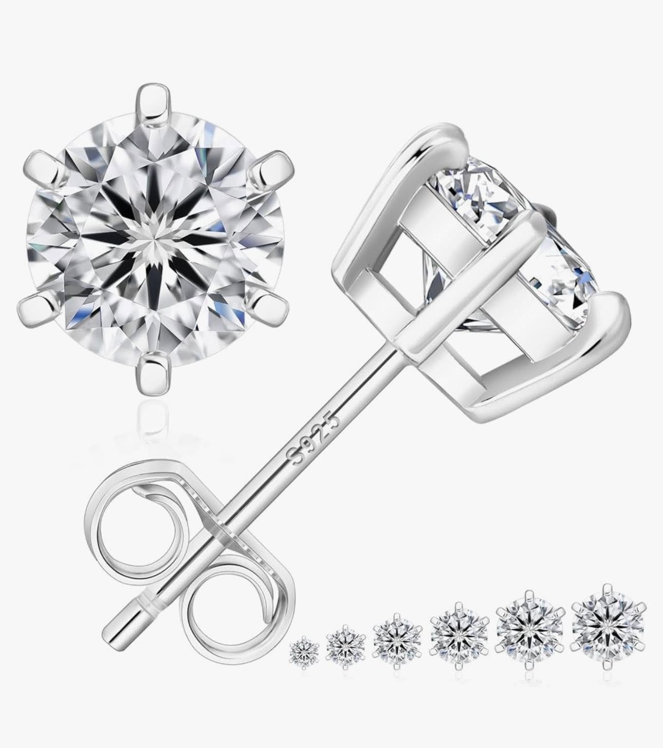 Aretes de plata