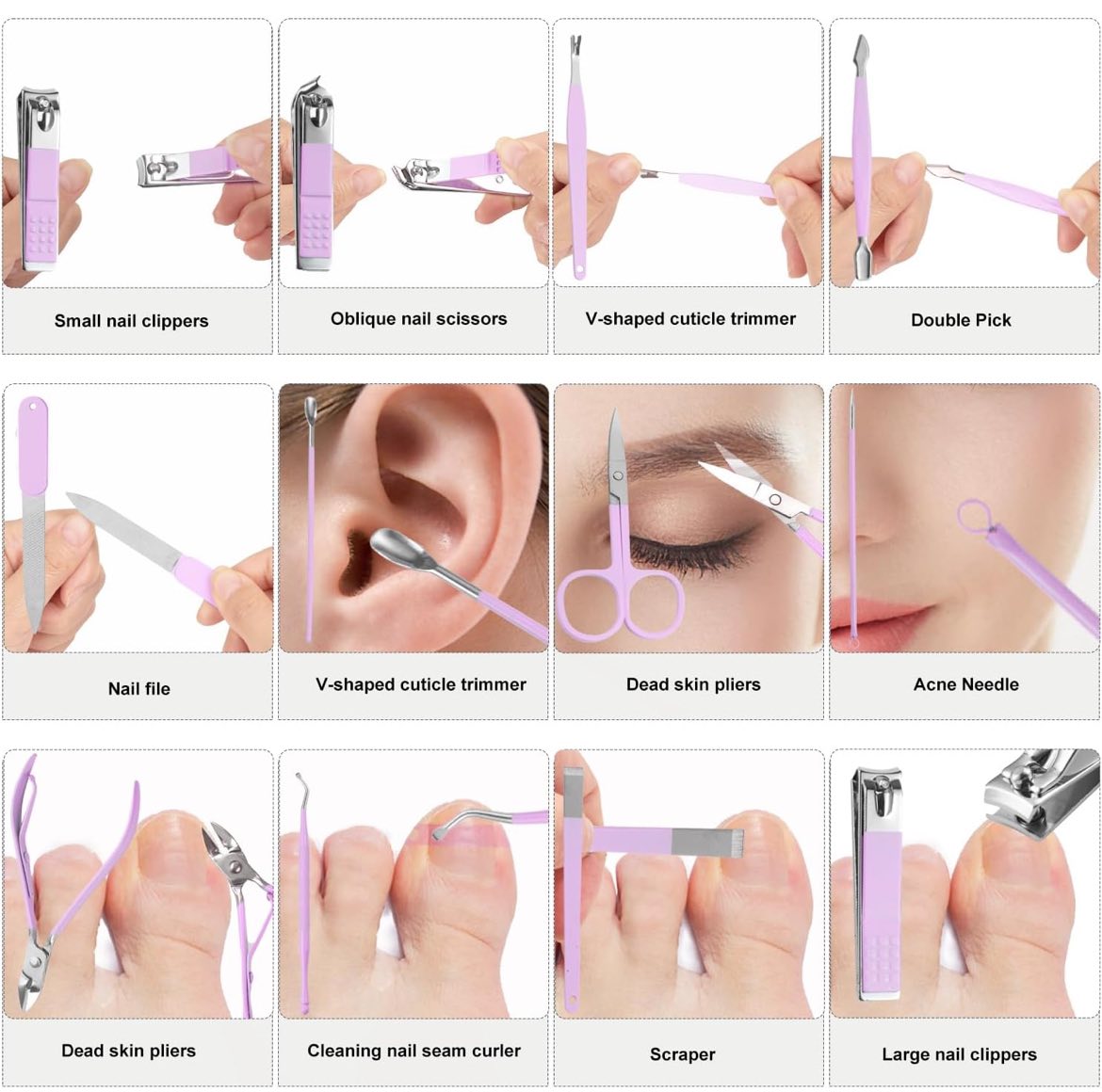 Kit de manicura y pedicura