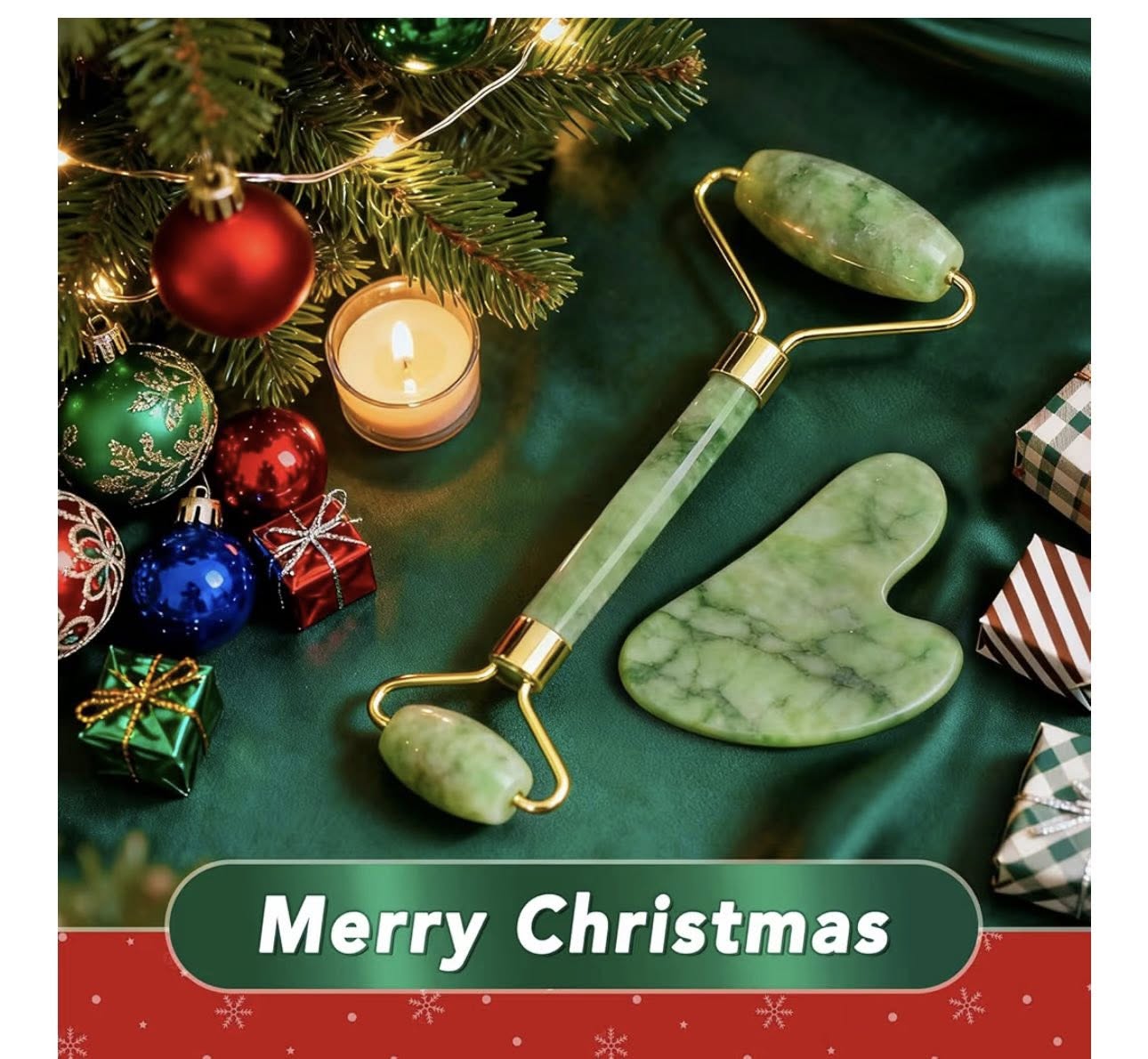 Rodillo y Gua Sha de Jade