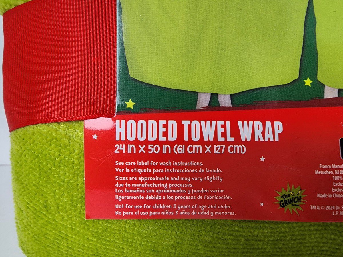 Toalla de El Grinch