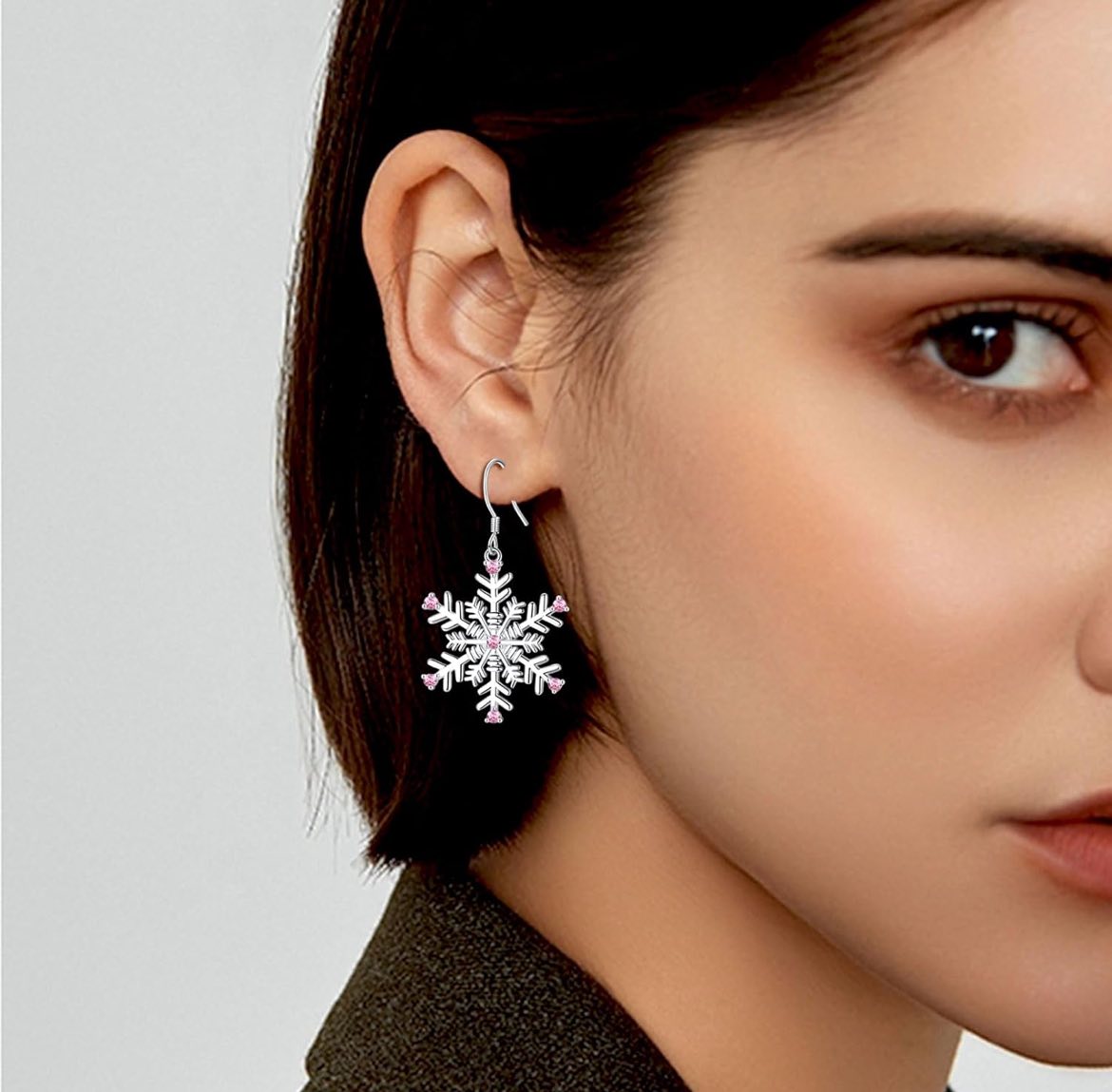 Aretes de copo de nieve