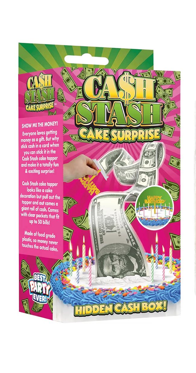 Cash Stash Cake