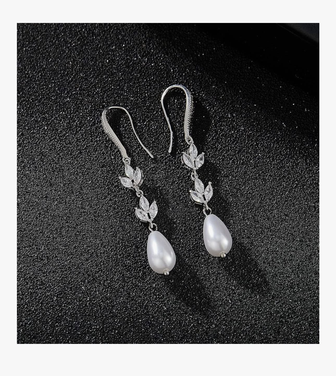 Aretes de Perla y Circonia
