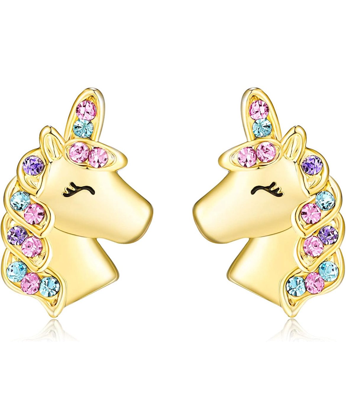 Aretes de unicornio