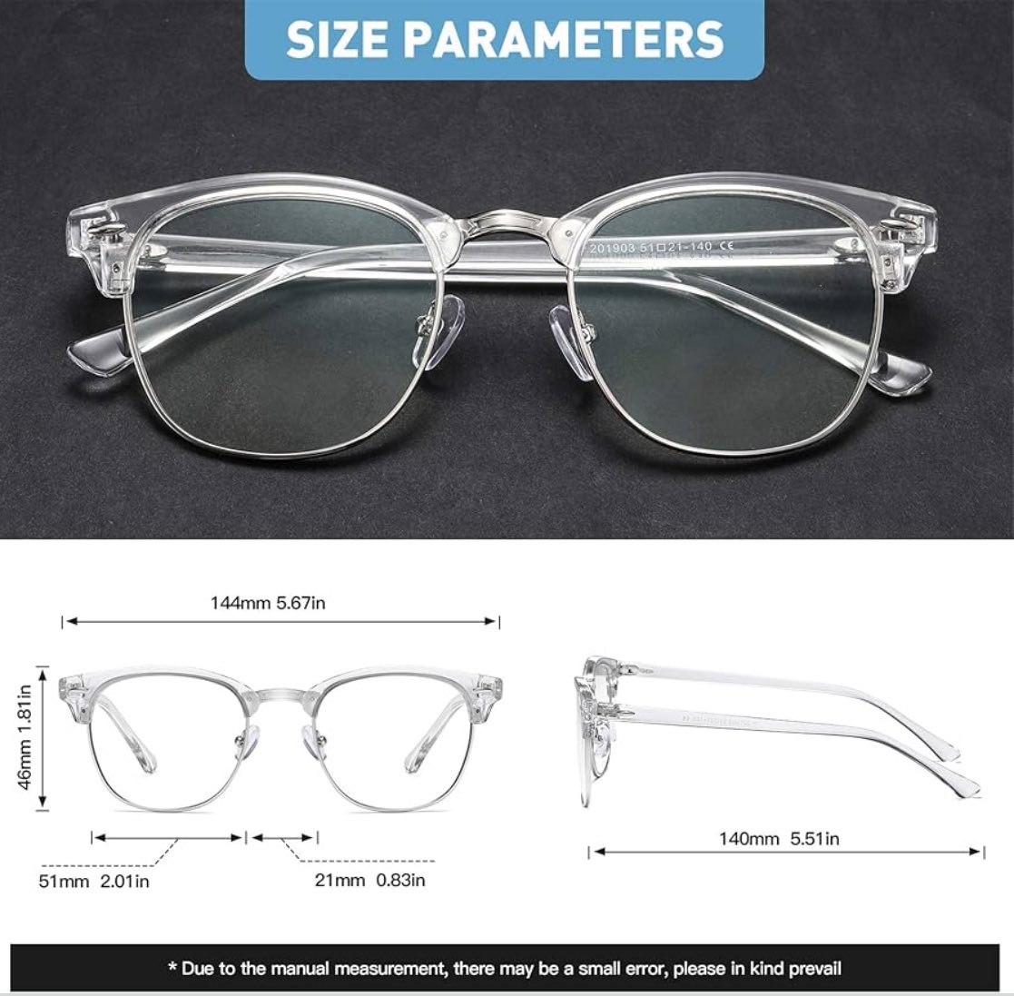 Lentes con bloqueo de luz azul