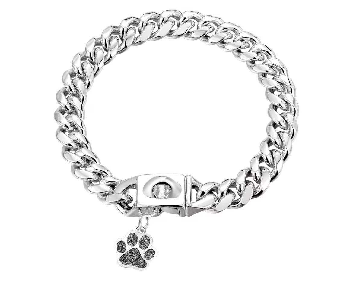 Collar de cadena para perro