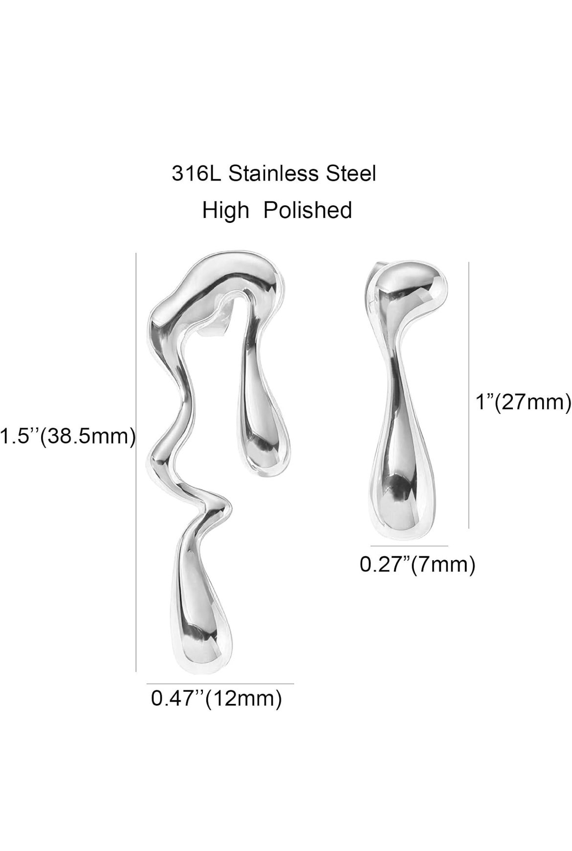 Aretes de gota de agua