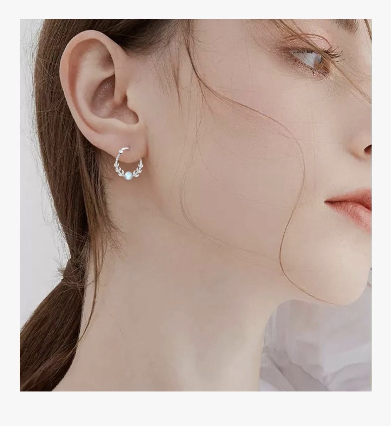 Aretes Triple Diosa Lunar
