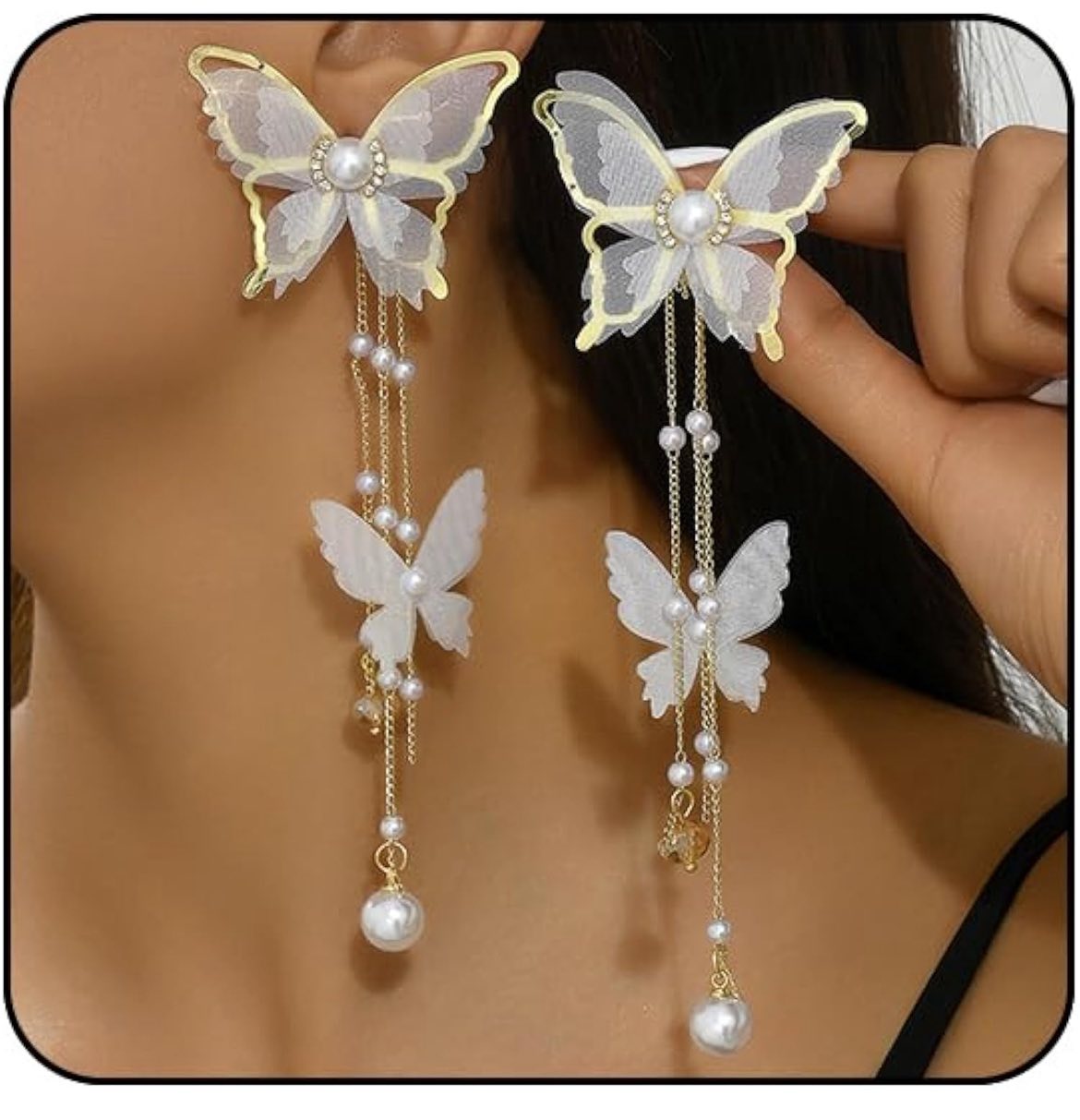 Aretes de Mariposa