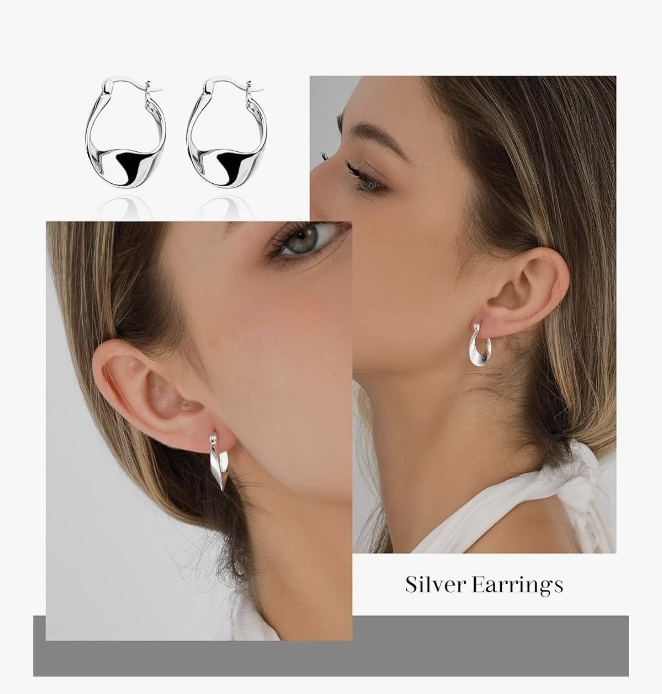 Aretes de plata