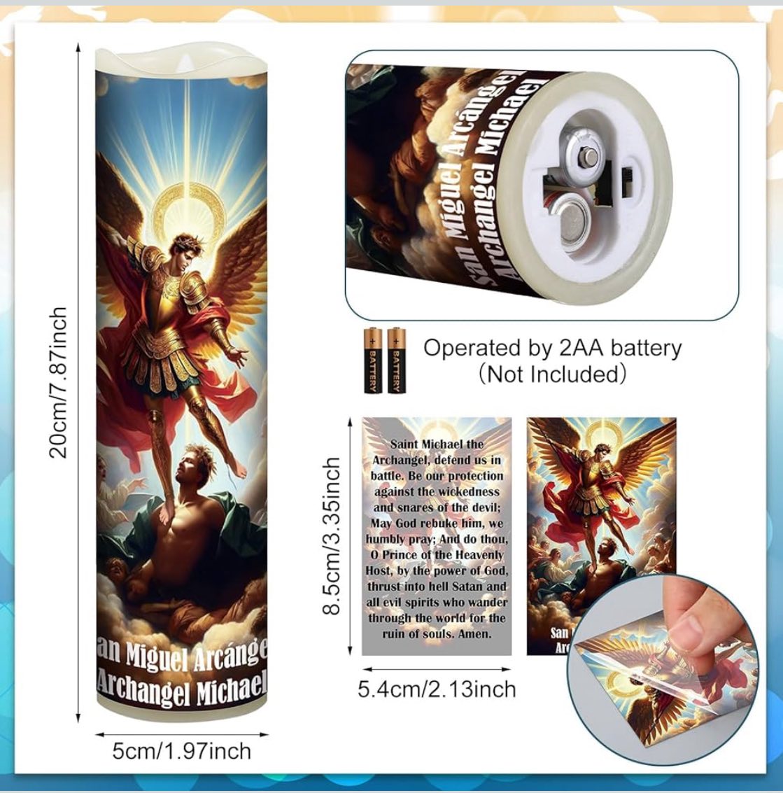 Vela LED San Miguel Arcángel