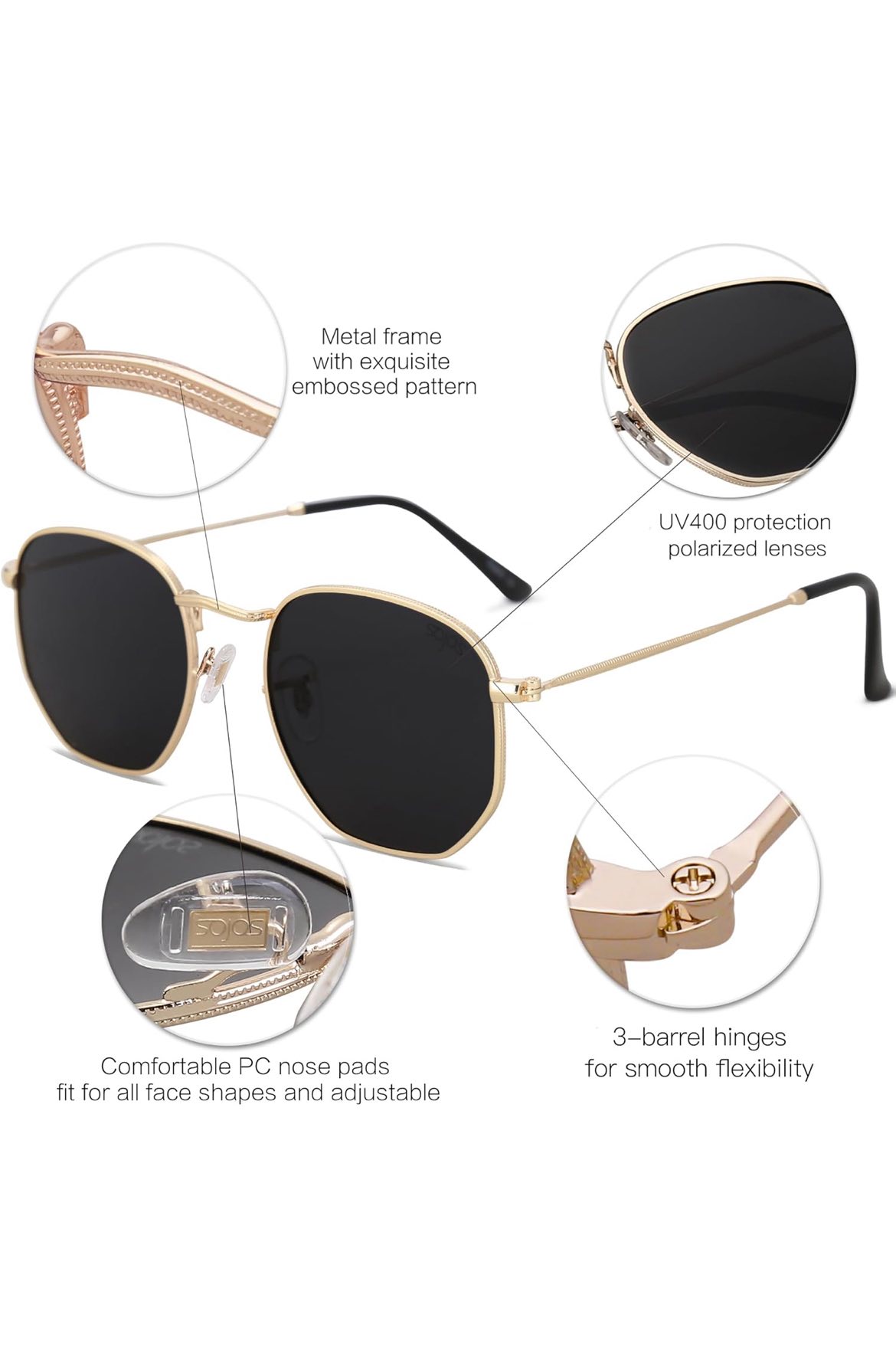 SOJOS lentes polarizados