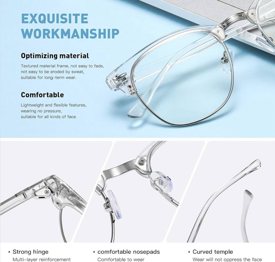 Lentes con bloqueo de luz azul