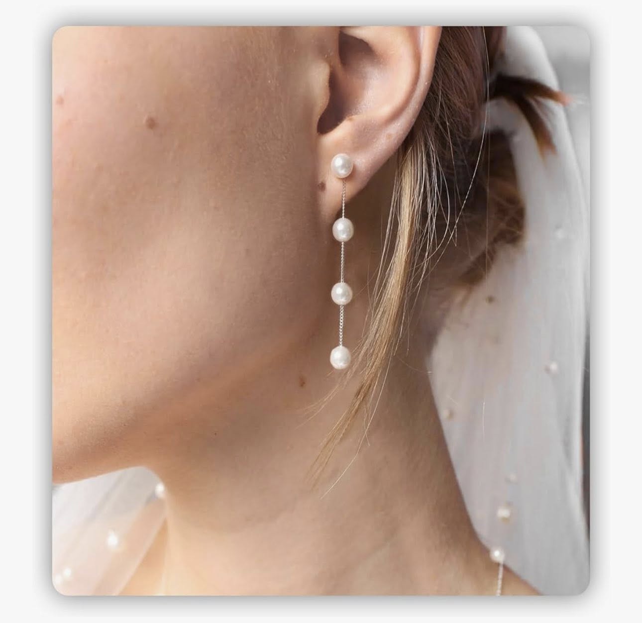 Aretes de perlas