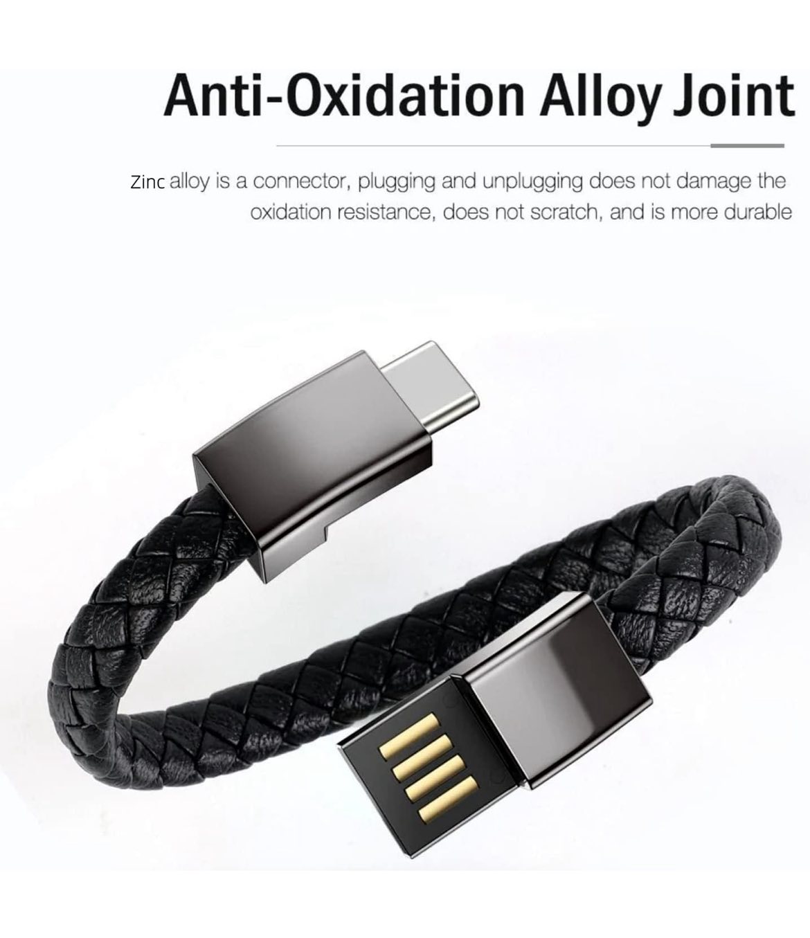 Cargador de pulsera de cuero