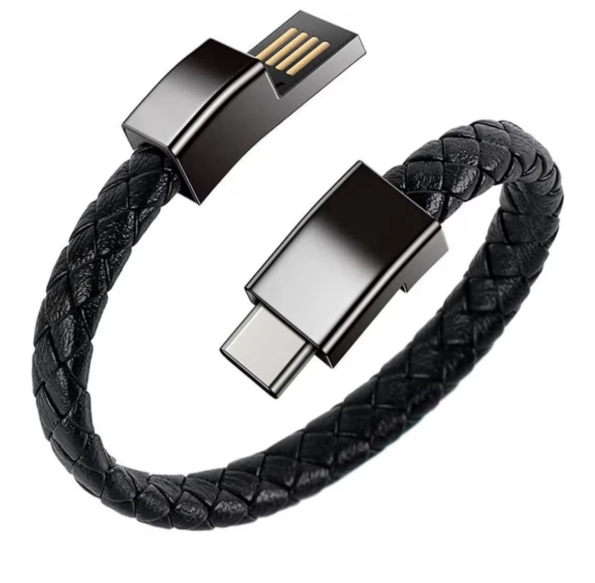 Cargador de pulsera de cuero