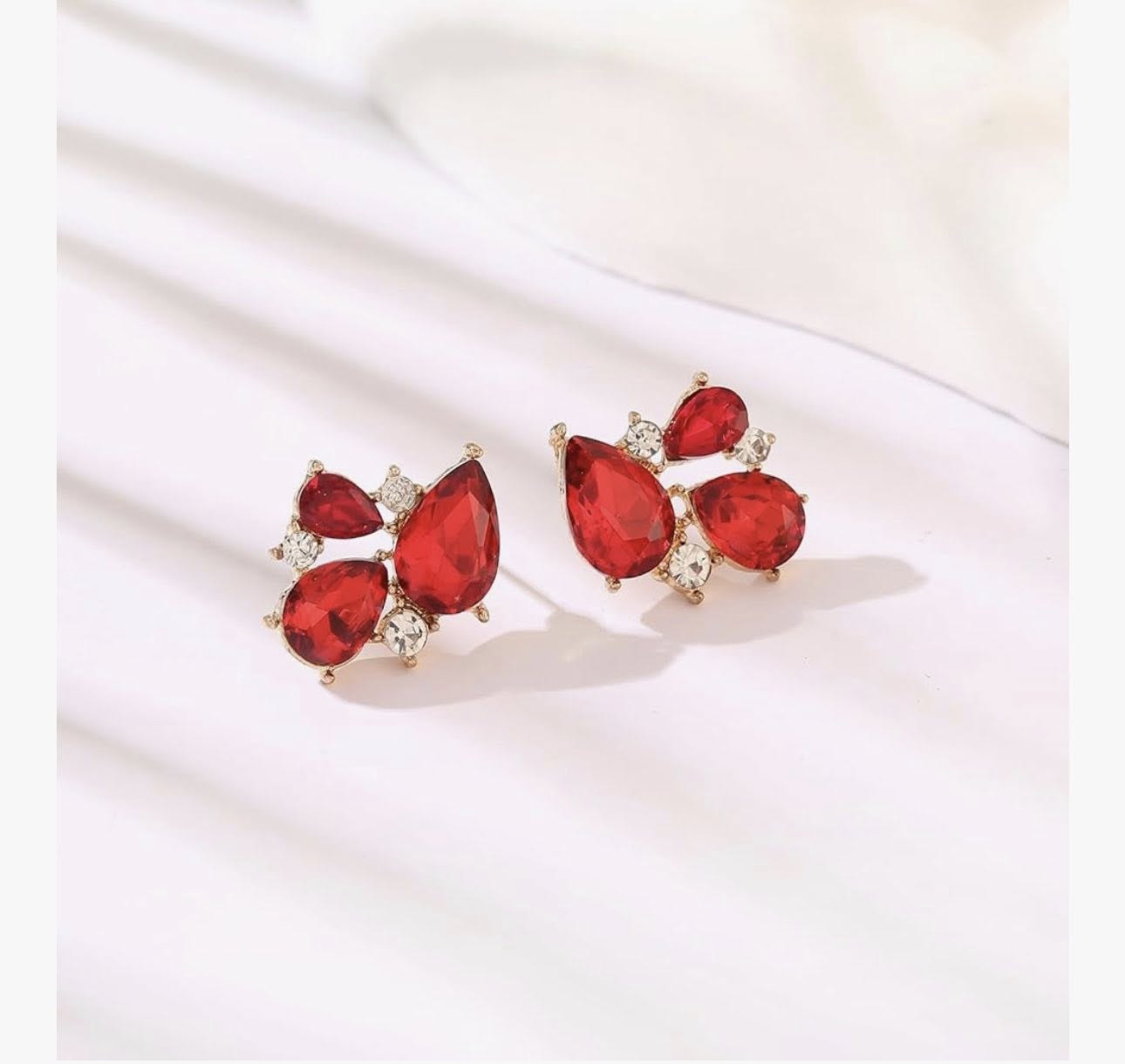 Aretes con diamantes