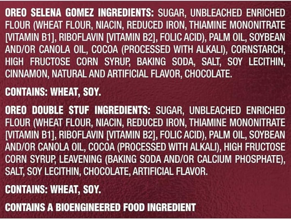 Oreo Selena Gomez