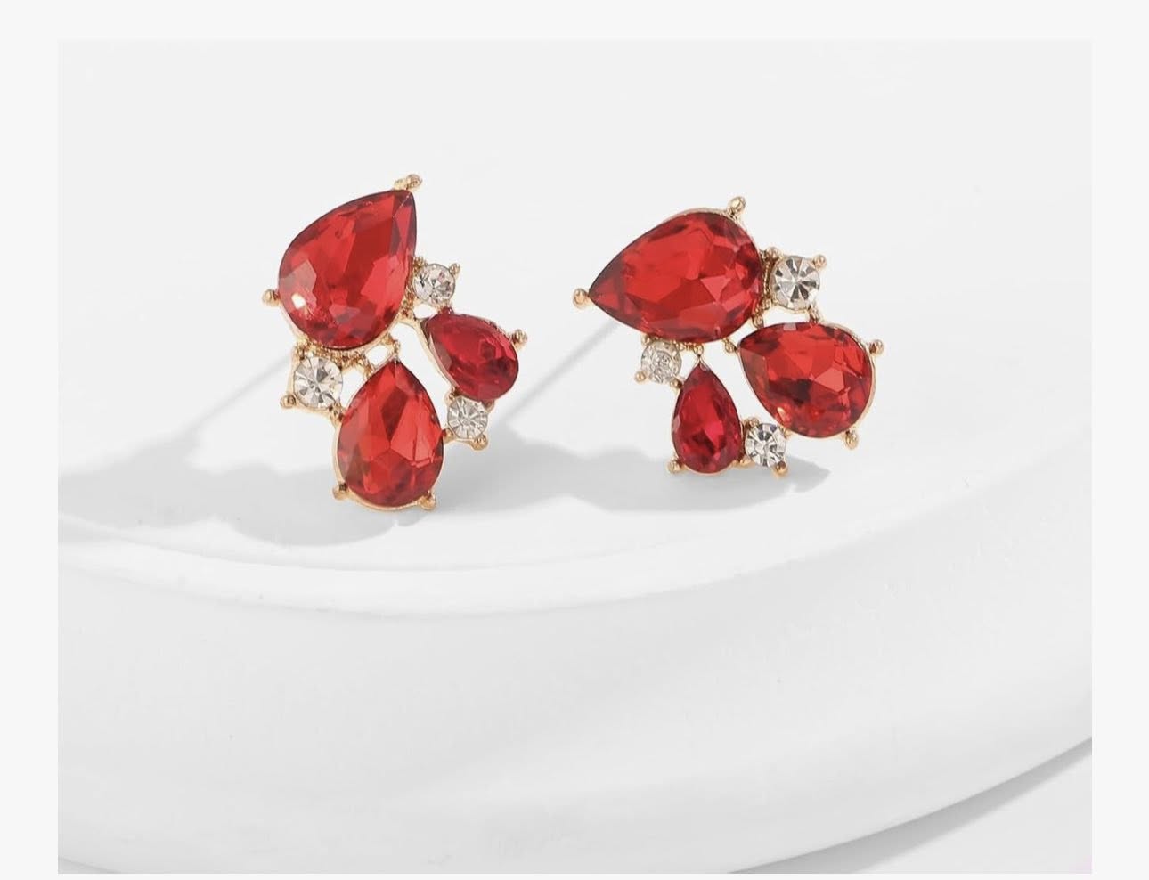 Aretes con diamantes