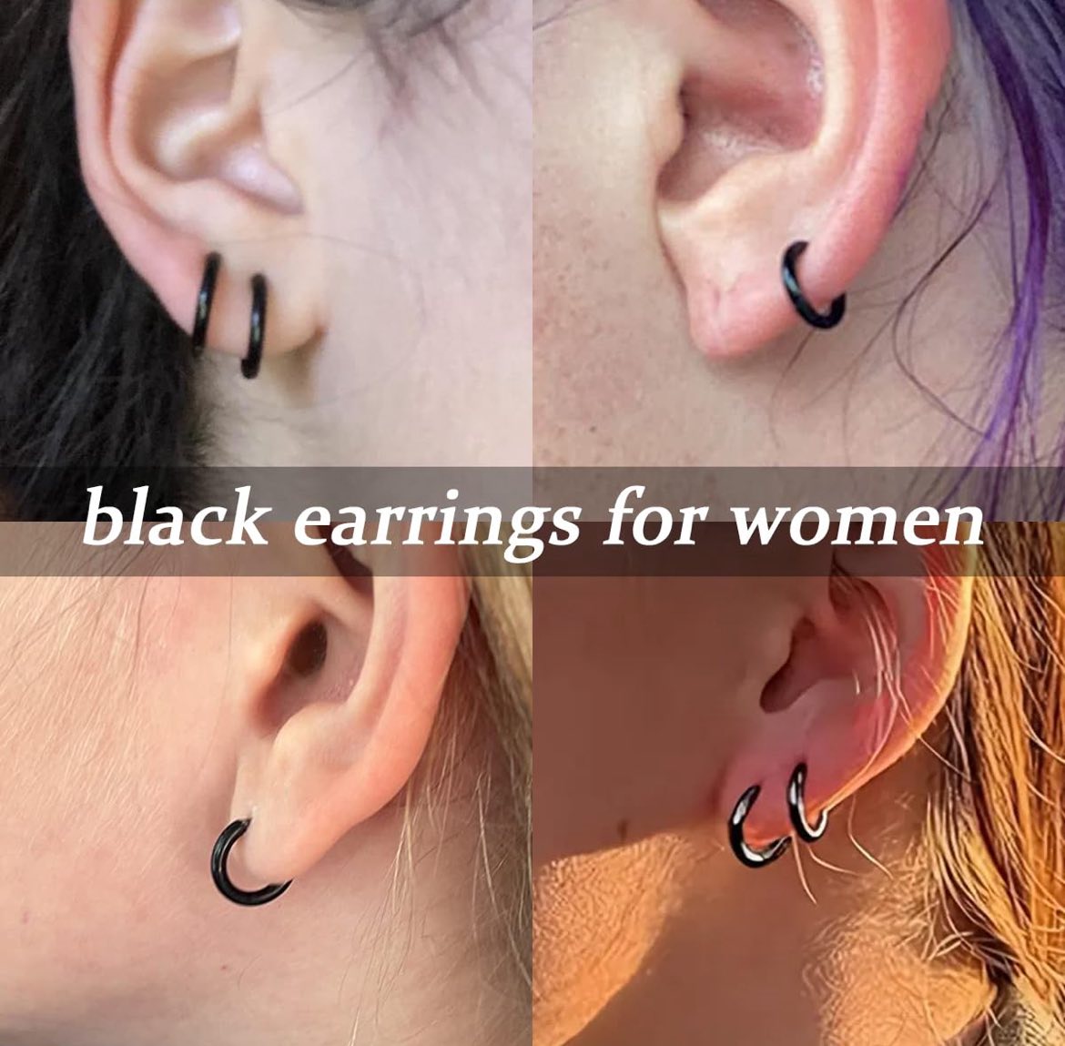 Aretes negros