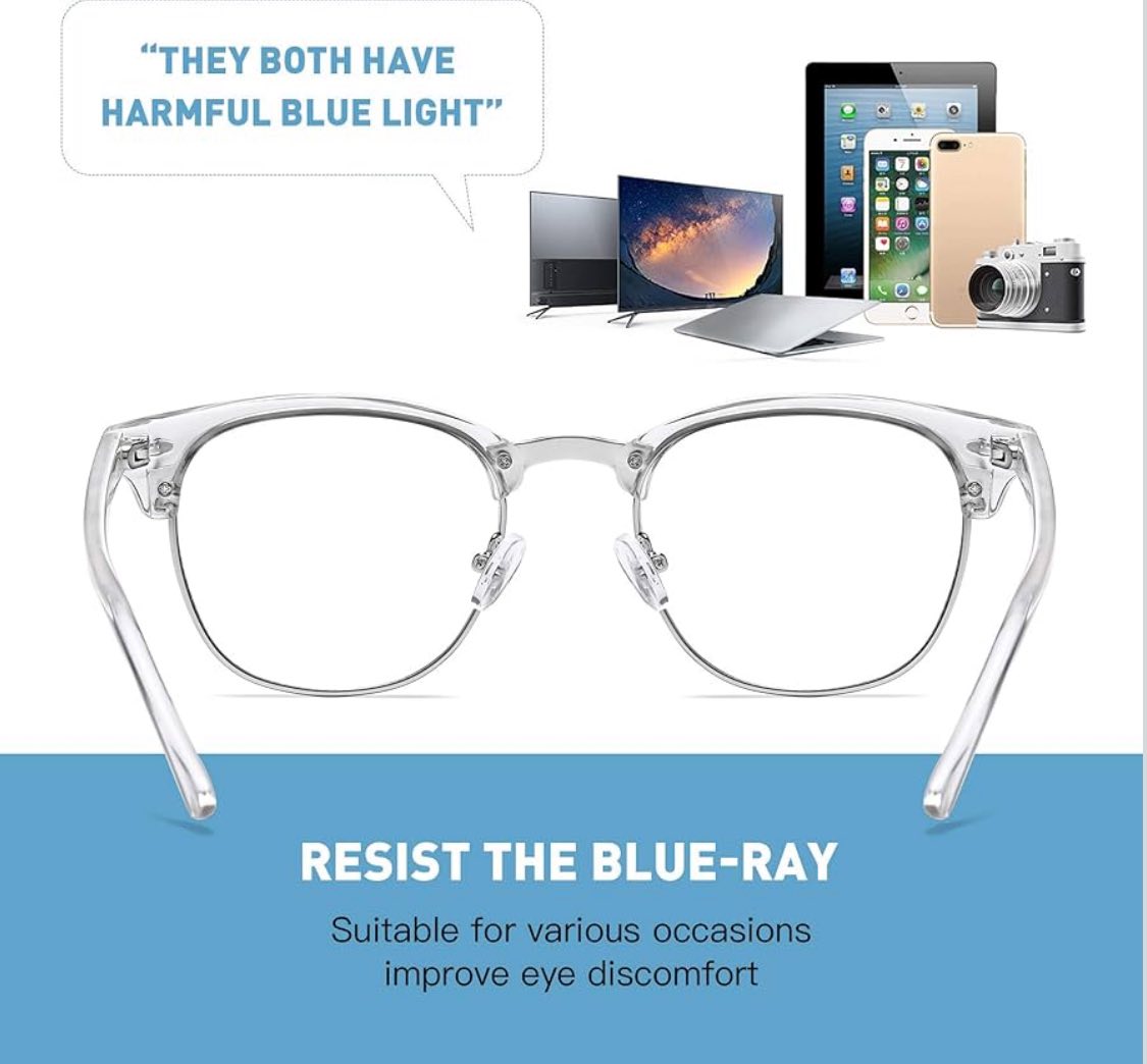 Lentes con bloqueo de luz azul