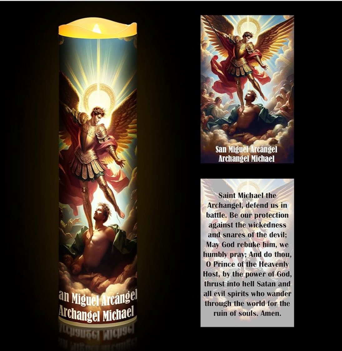 Vela LED San Miguel Arcángel