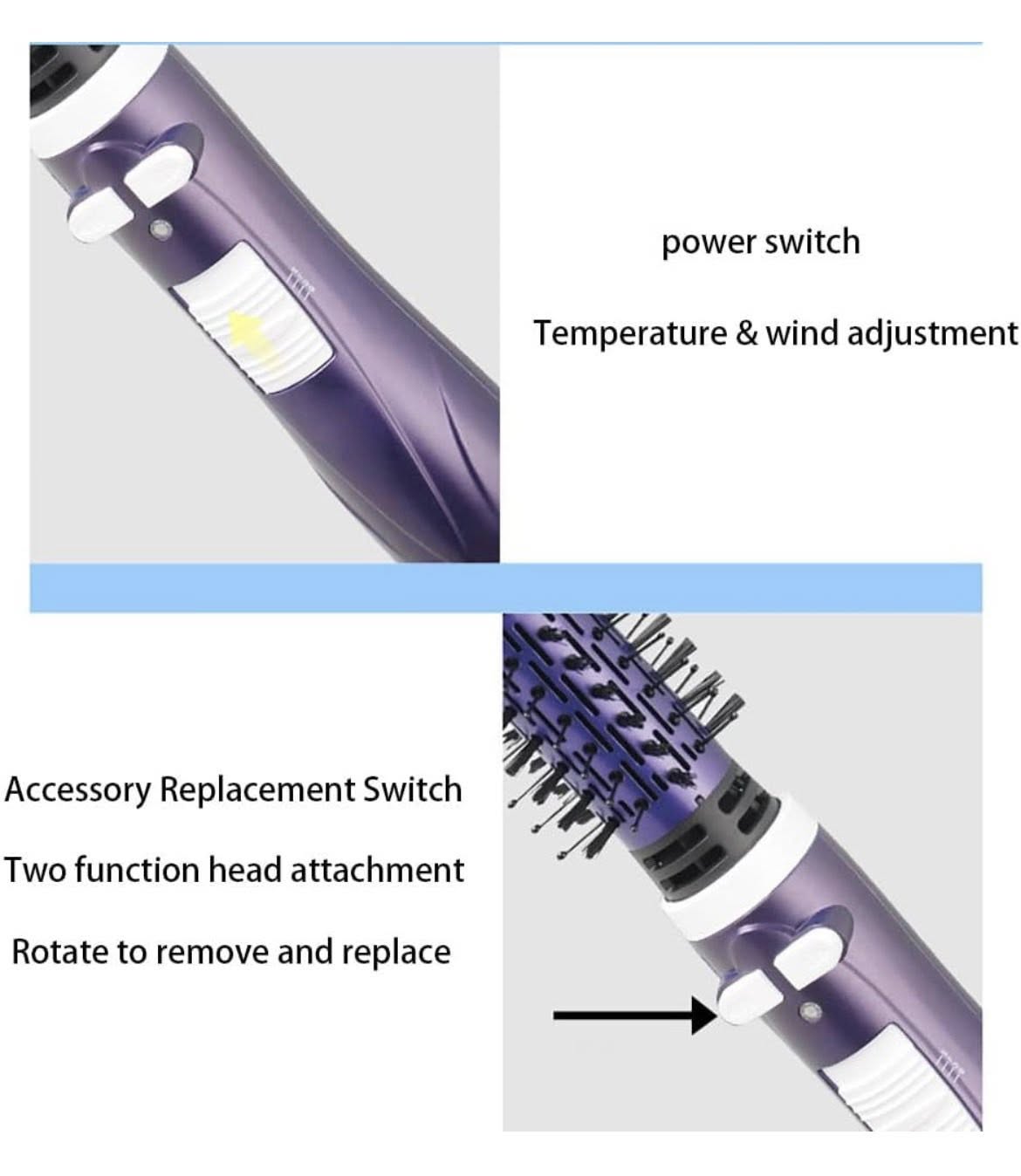 Cepillo para alisar y rizar