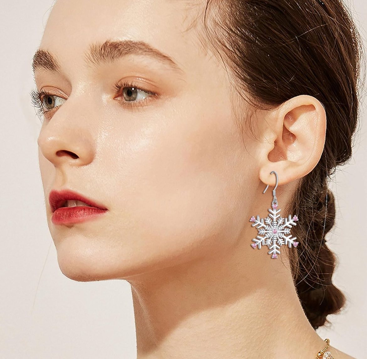 Aretes de copo de nieve