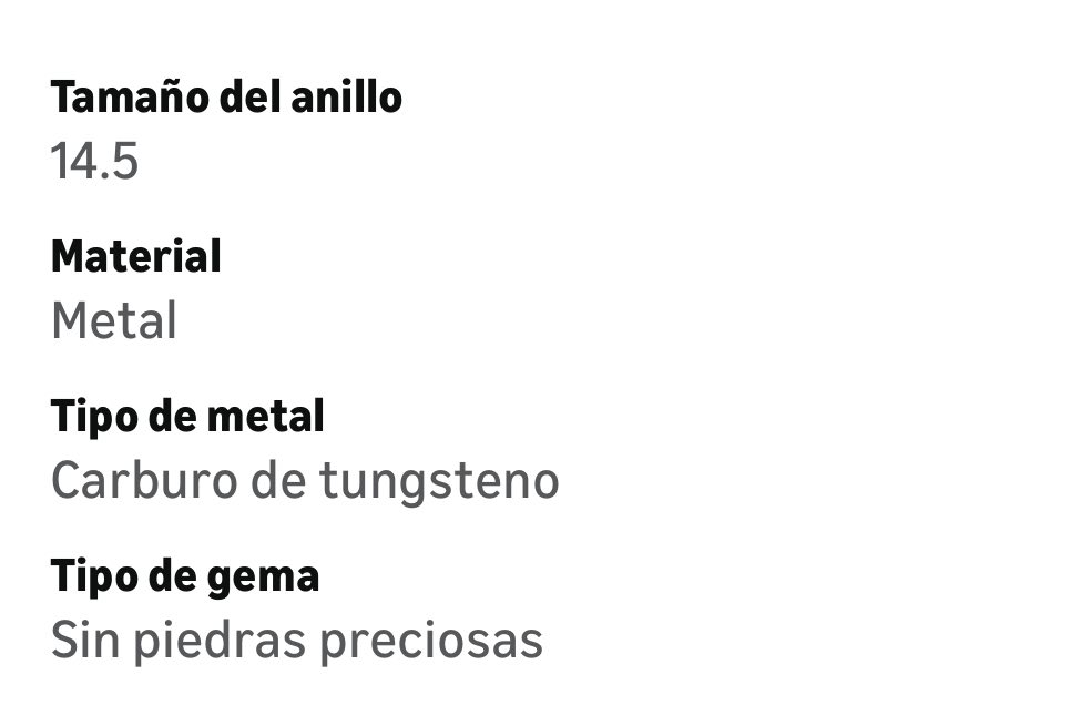 Anillo de tungsteno