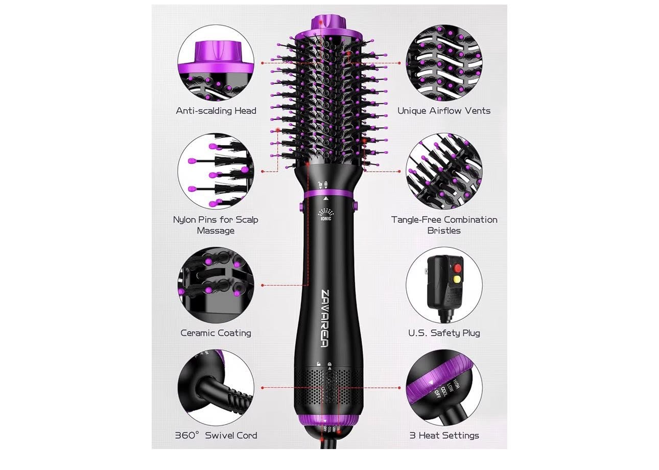 Cepillo secador 4 en 1