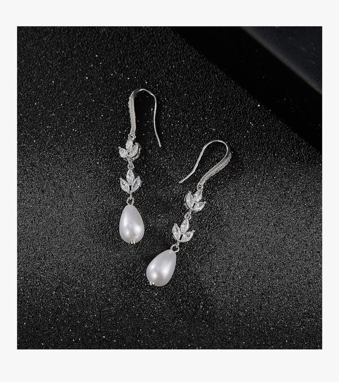 Aretes de Perla y Circonia