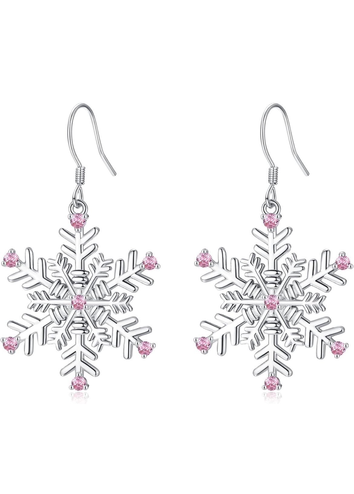 Aretes de copo de nieve