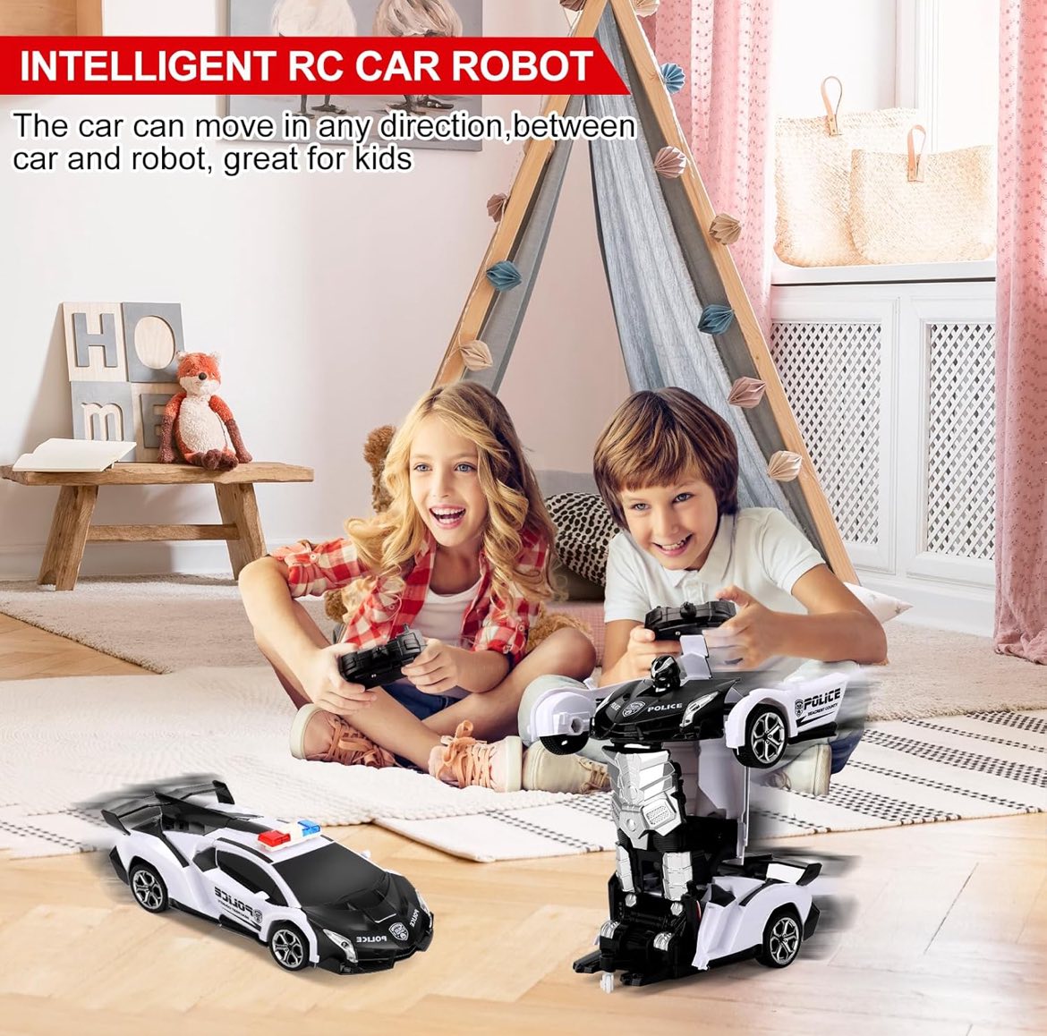 Carro de control remoto y robot