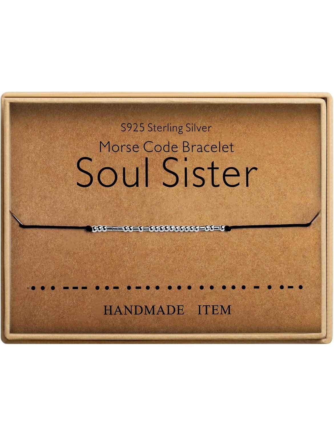 Pulsera con código Morse.