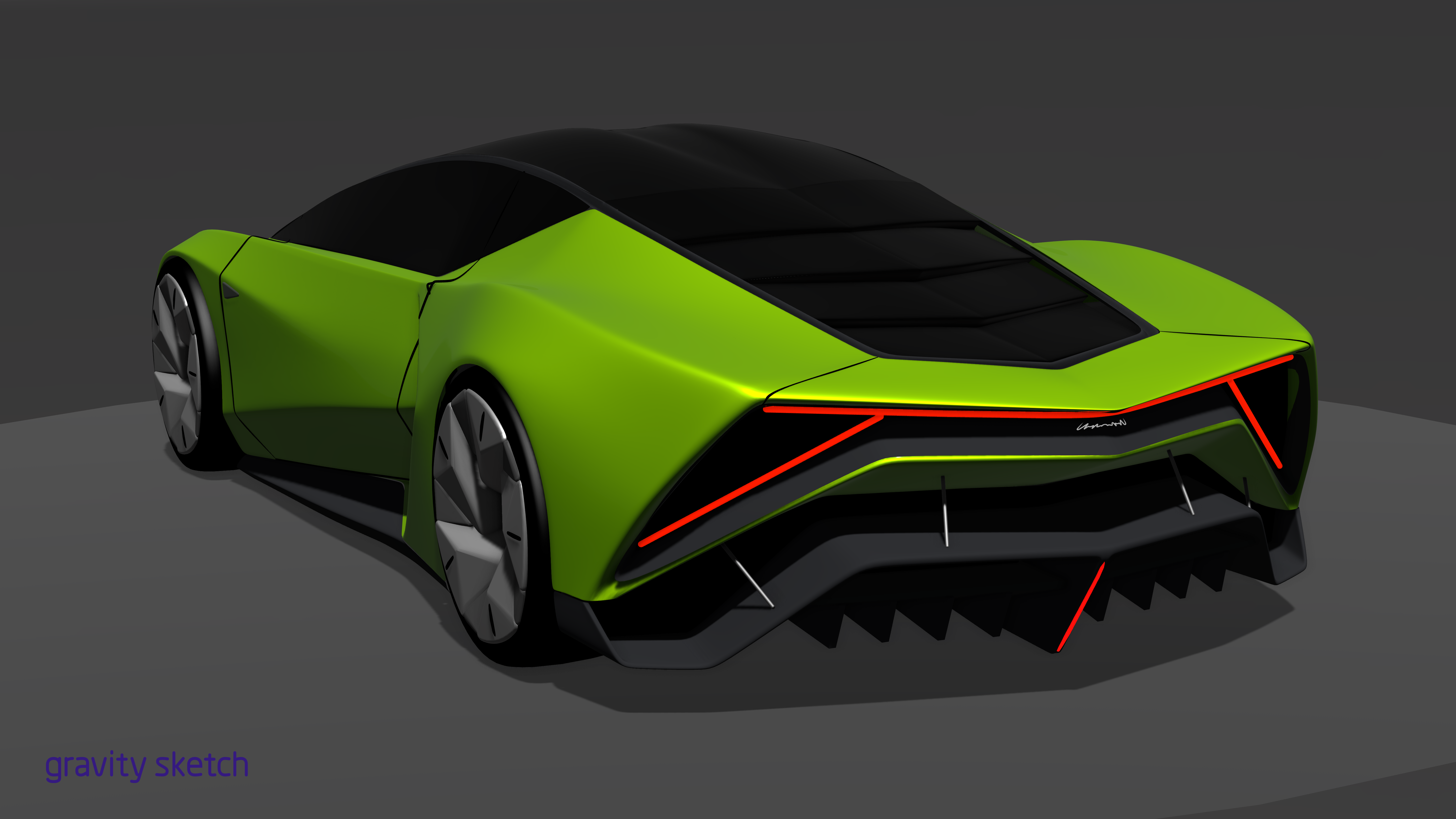 3D Gravity Sketch TRANSPORTE