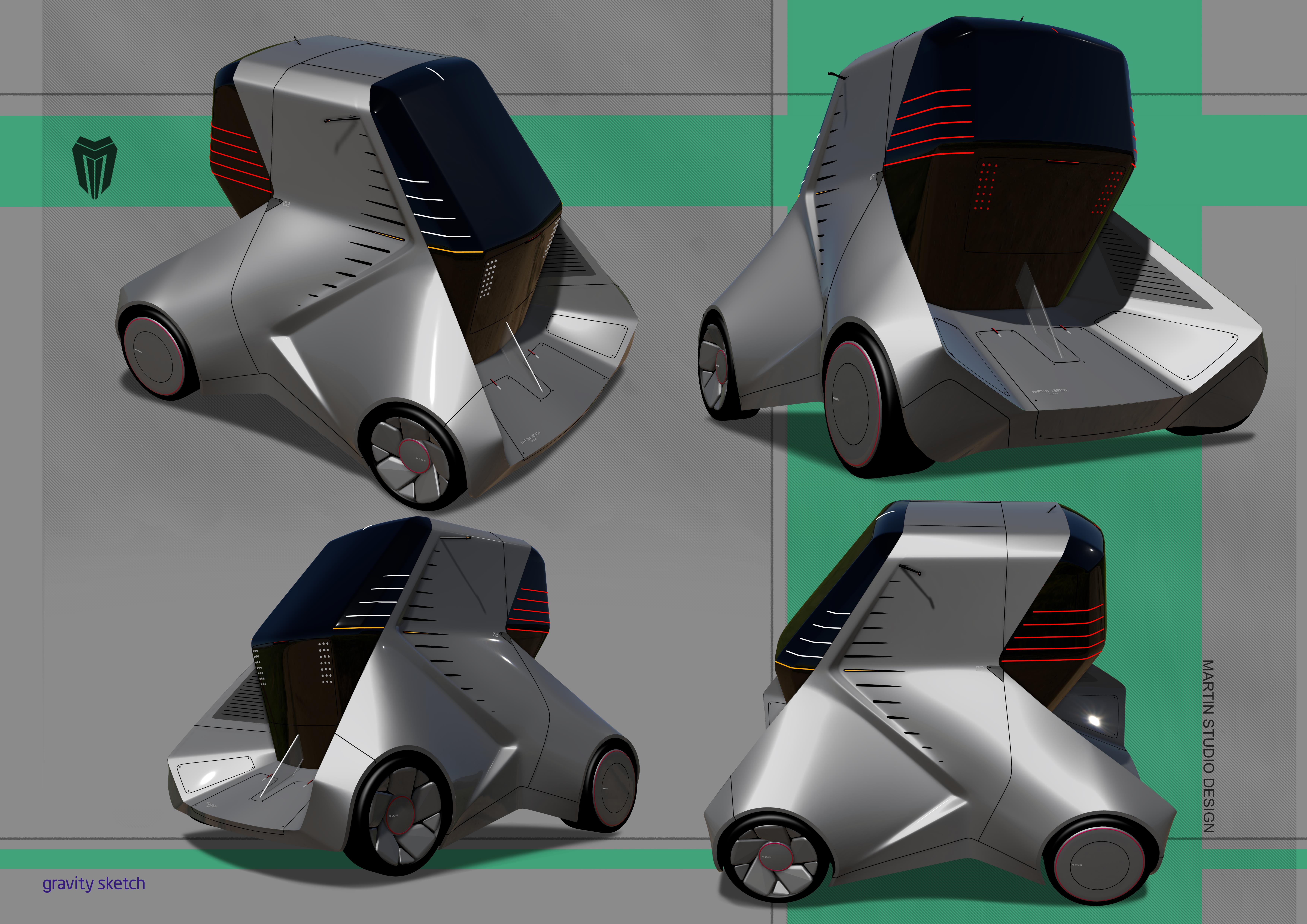 3D Gravity Sketch TRANSPORTE