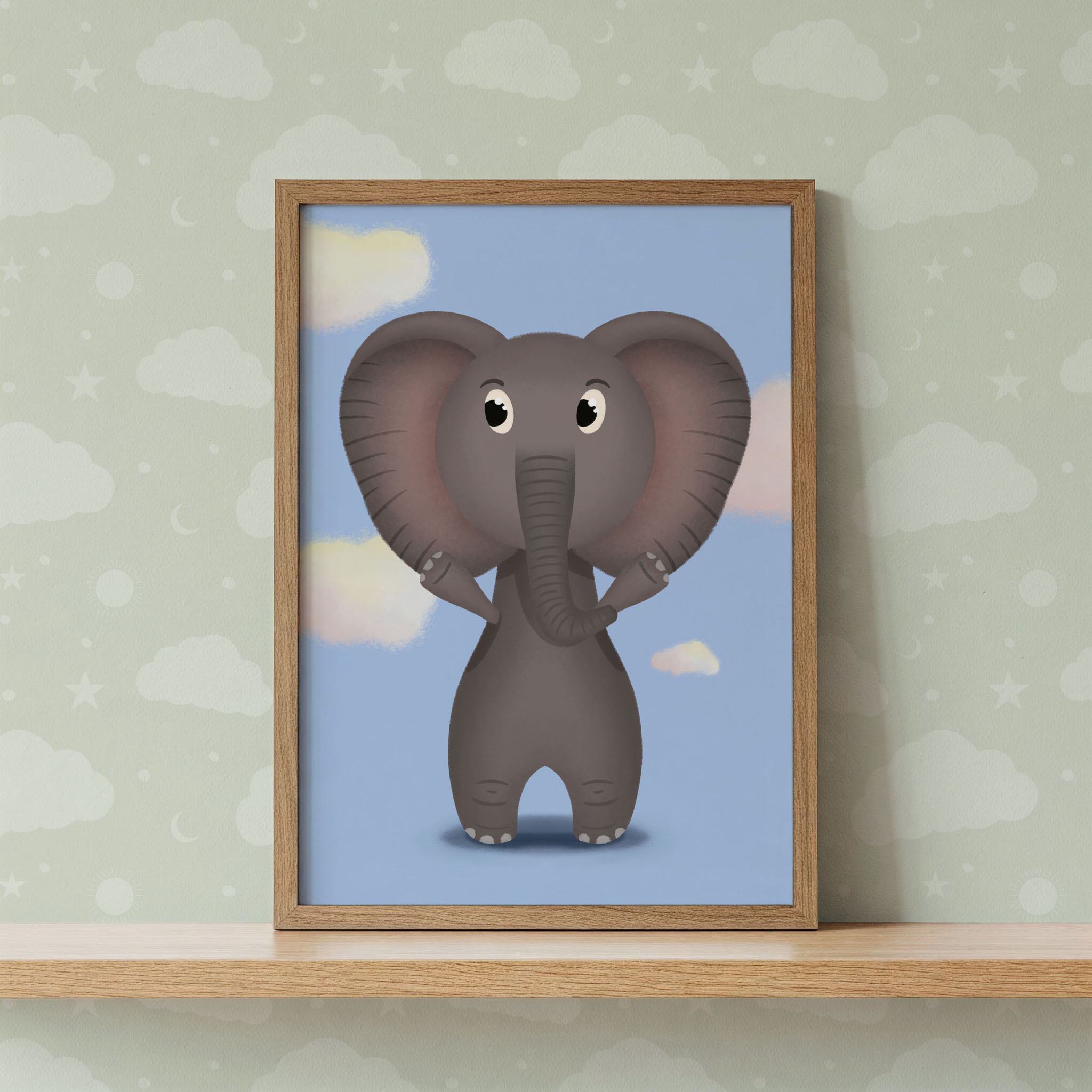 Elephant Nursery Wall Art