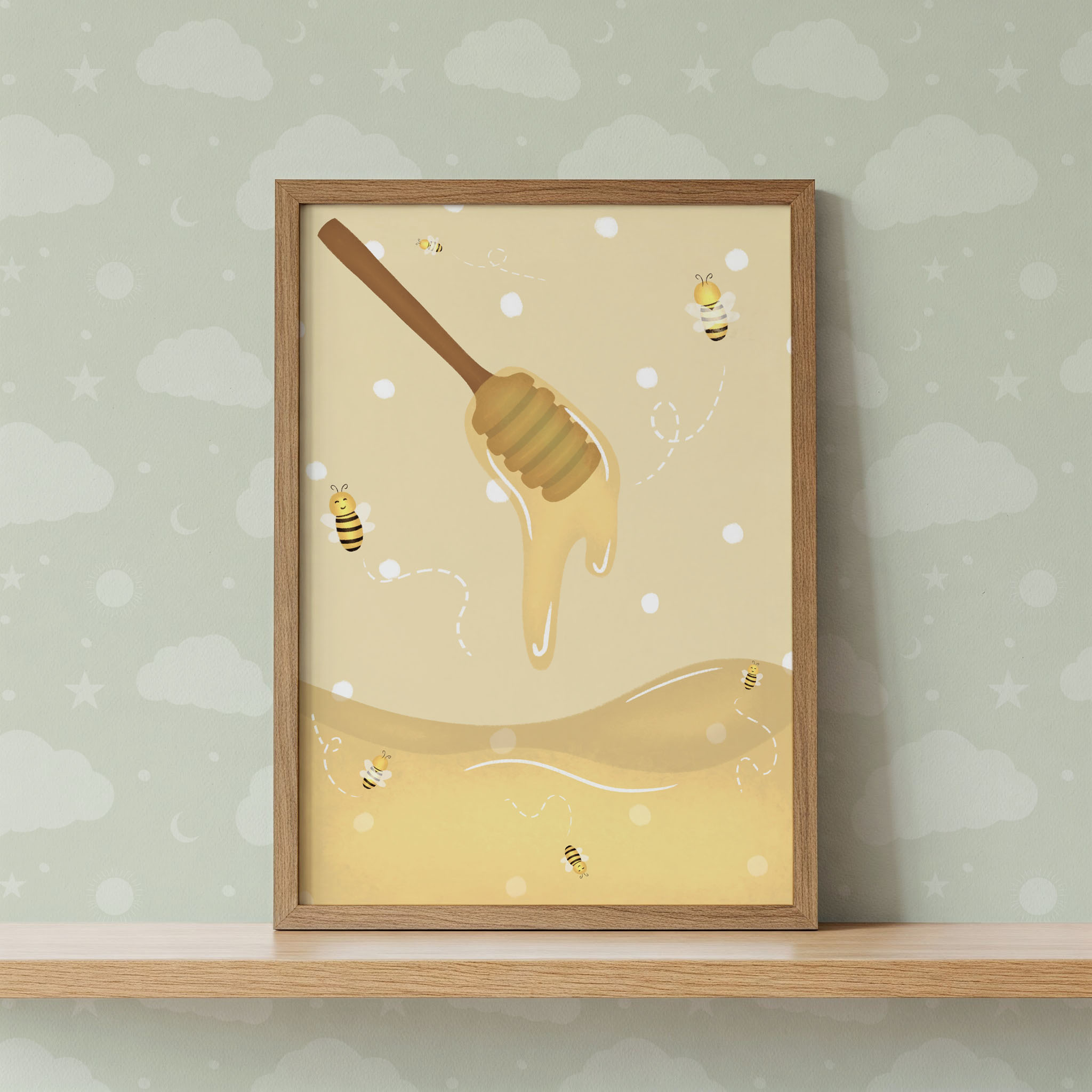 Honey Nursery Wall Art