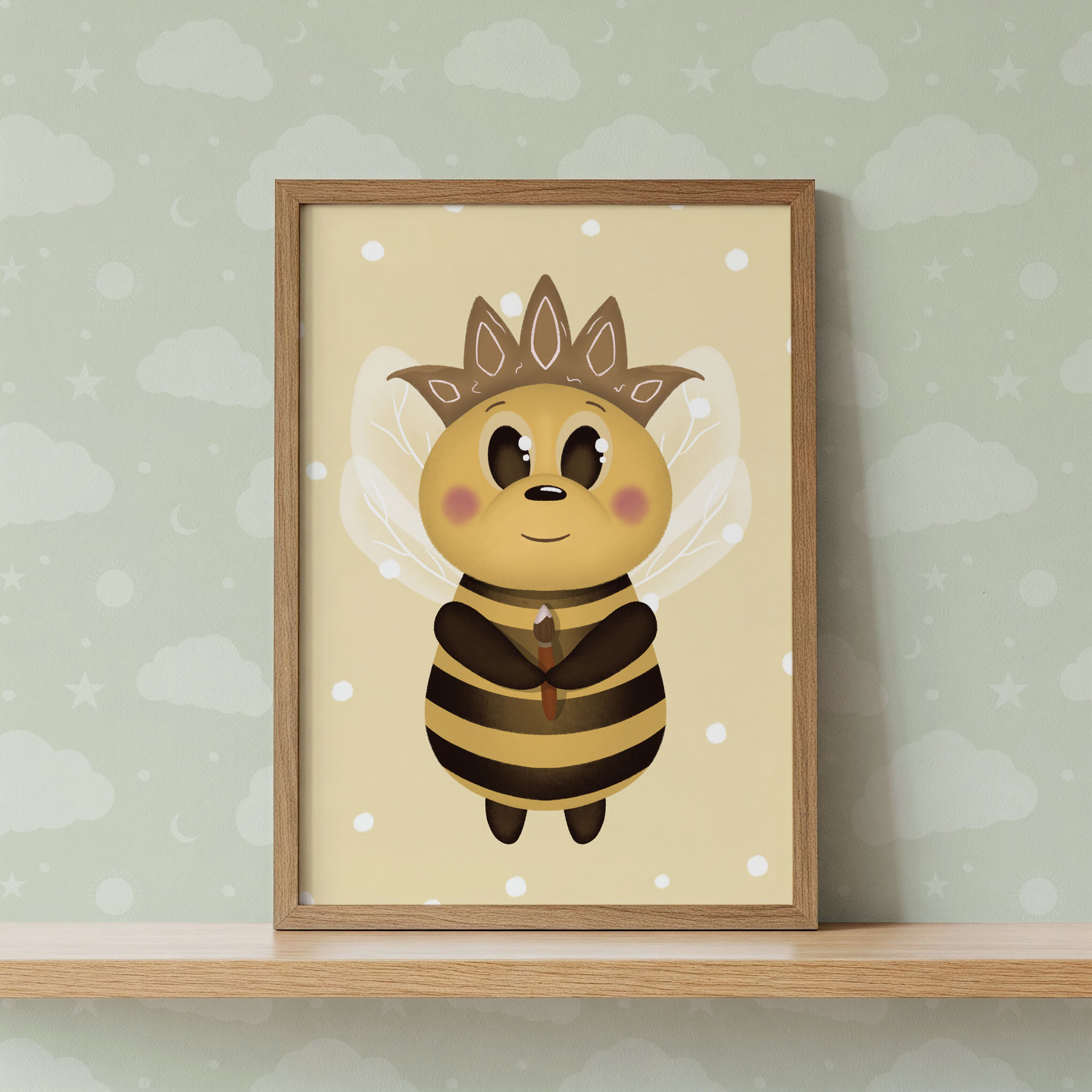 Queen Bee Nursery Wall Art