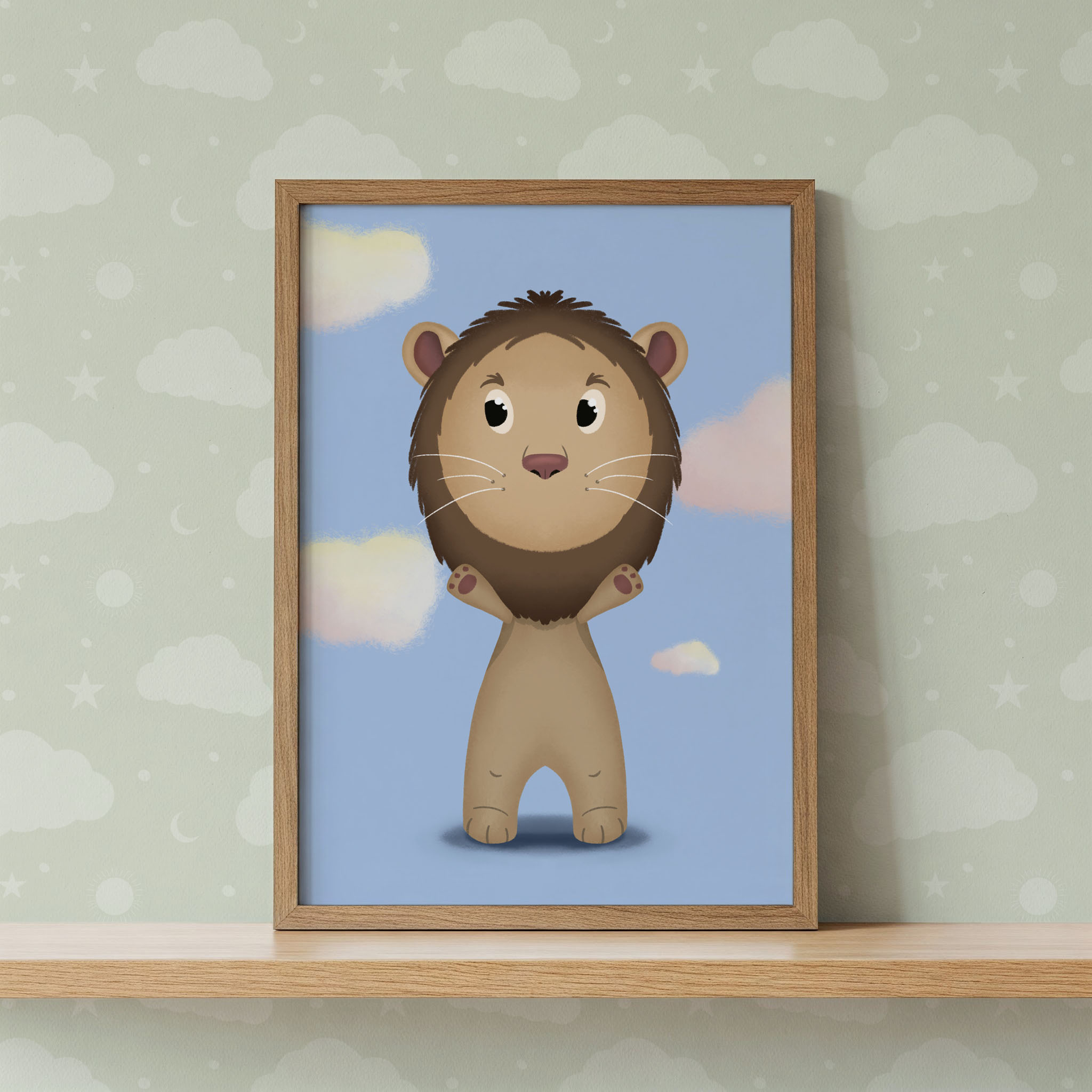 Lion Nursery Wall Art