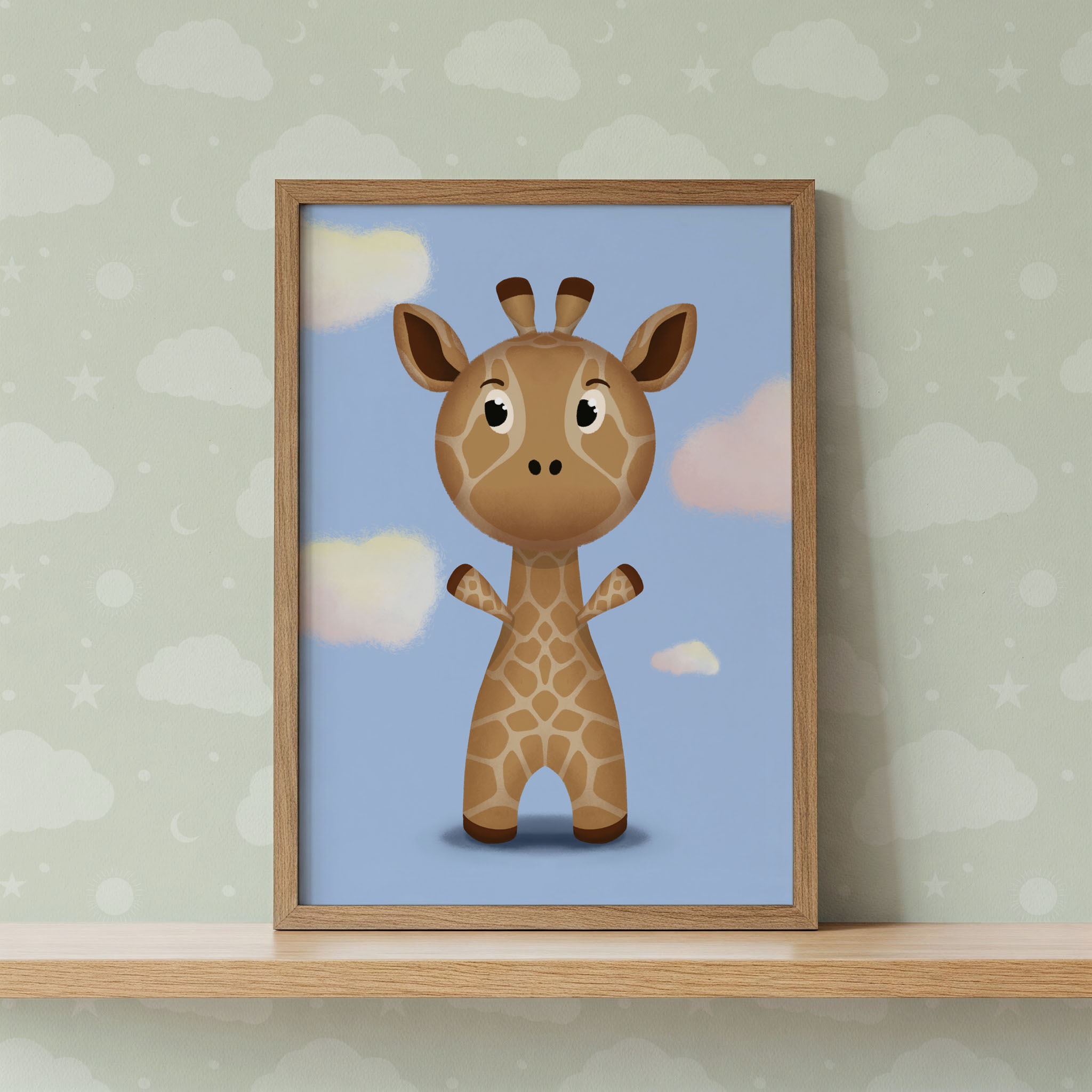 Giraffe Nursery Wall Art