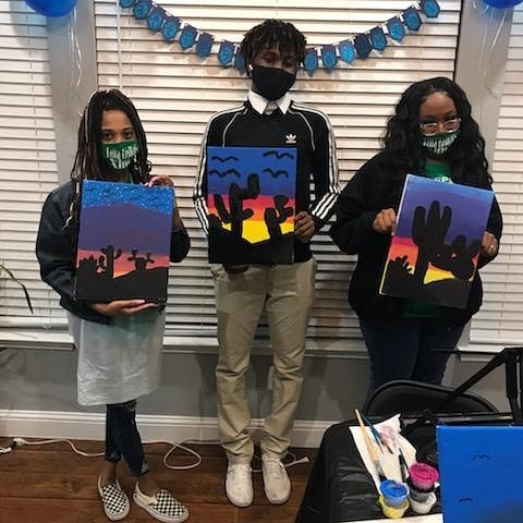 Private Mobile Paint Party: Child Participant Ticket - 2 Hour Party/Event (Dallas-Fort Worth Area Only)