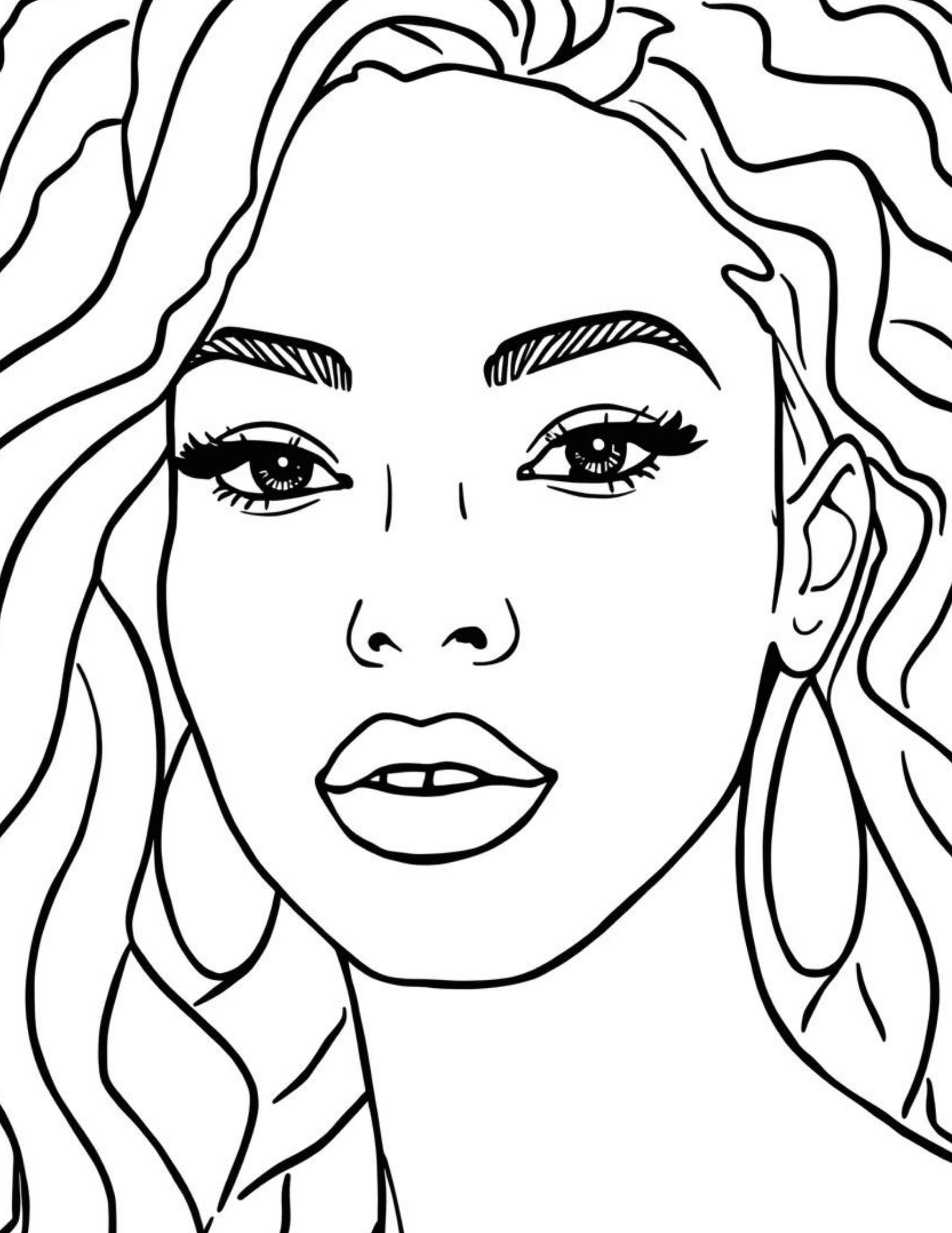 Autumn Beauty Paint Party Printable