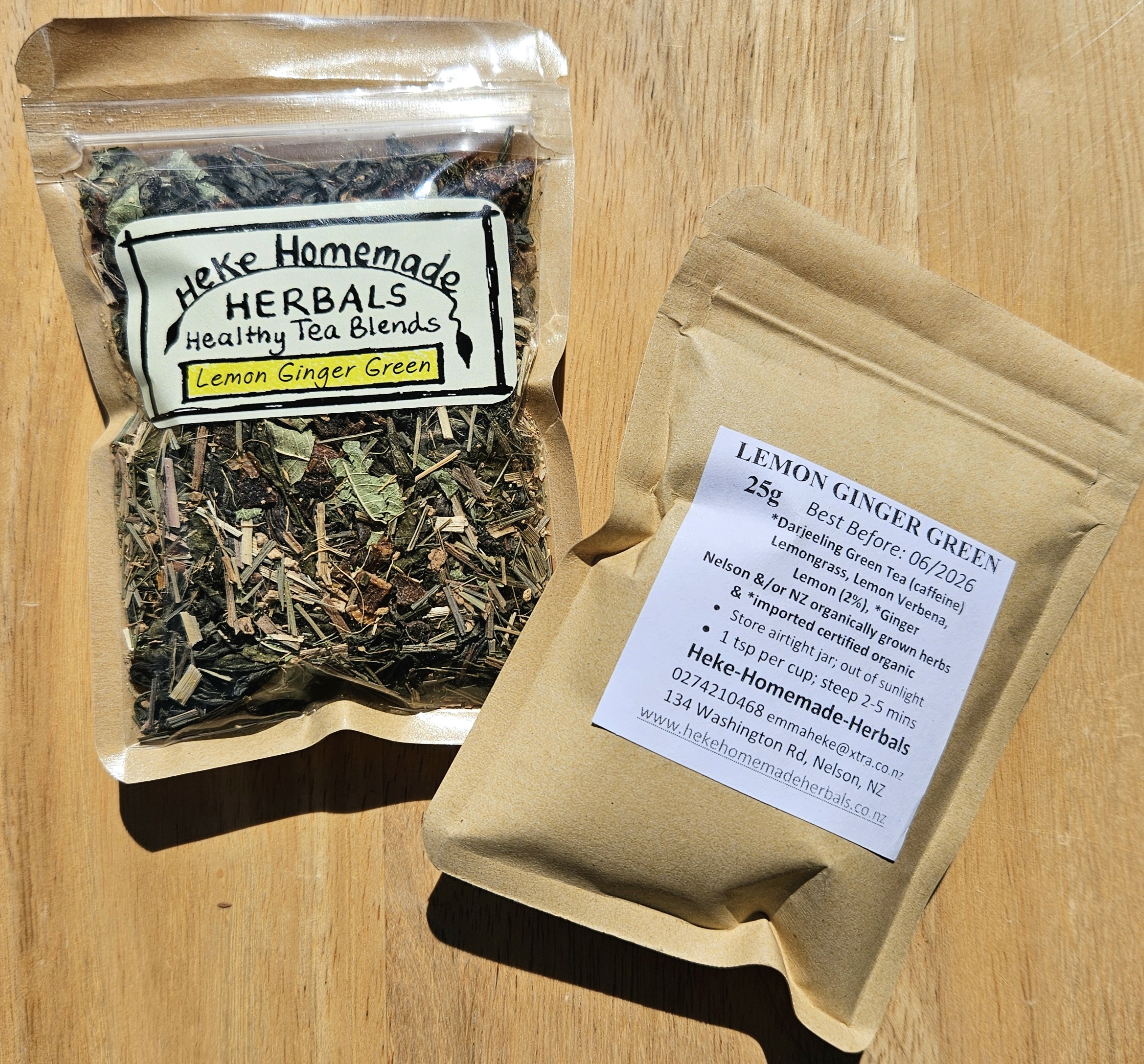 Lemon Ginger Green Tea