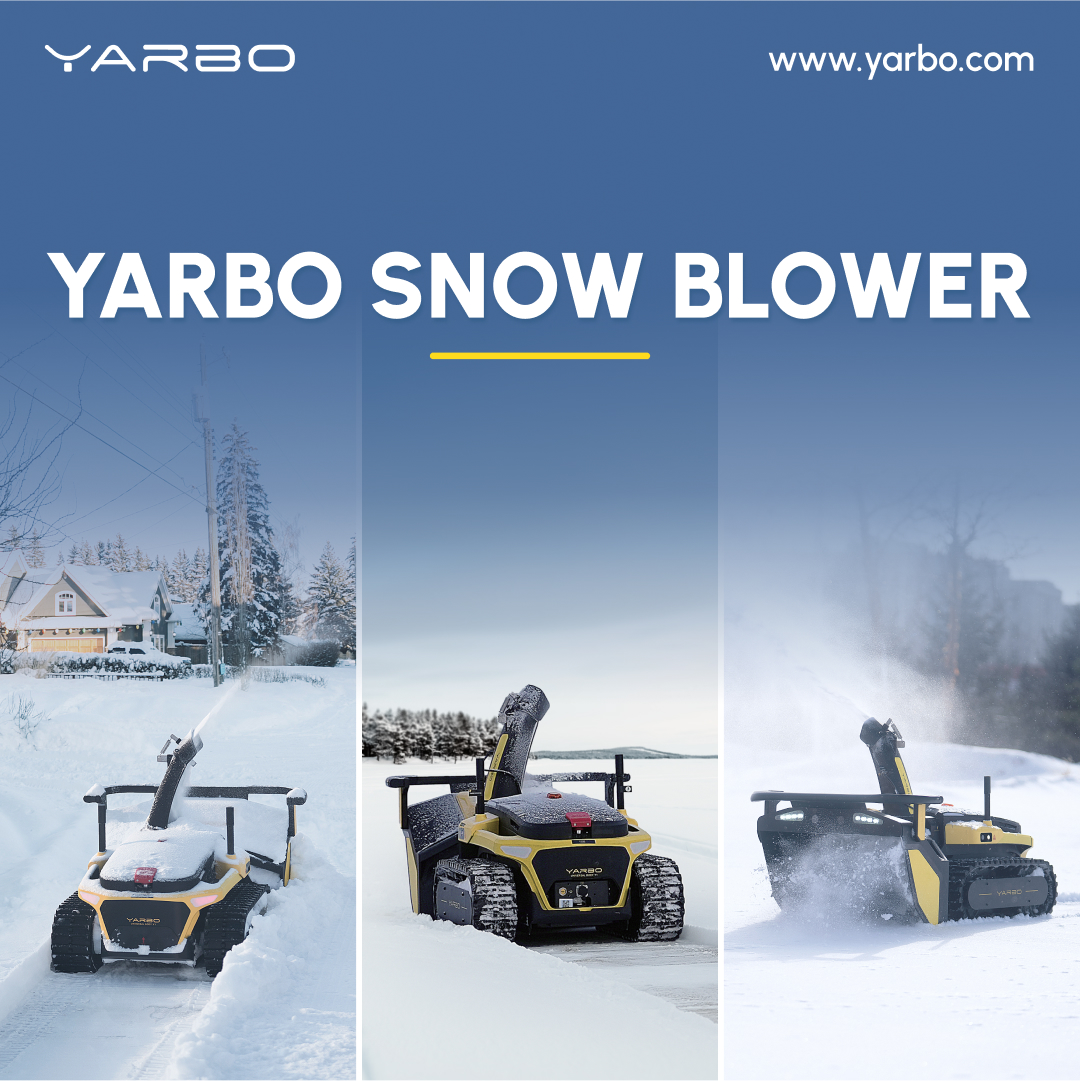 Yarbo Snow Blower+Lawn Mower+Leaf Blower ( Year round use)