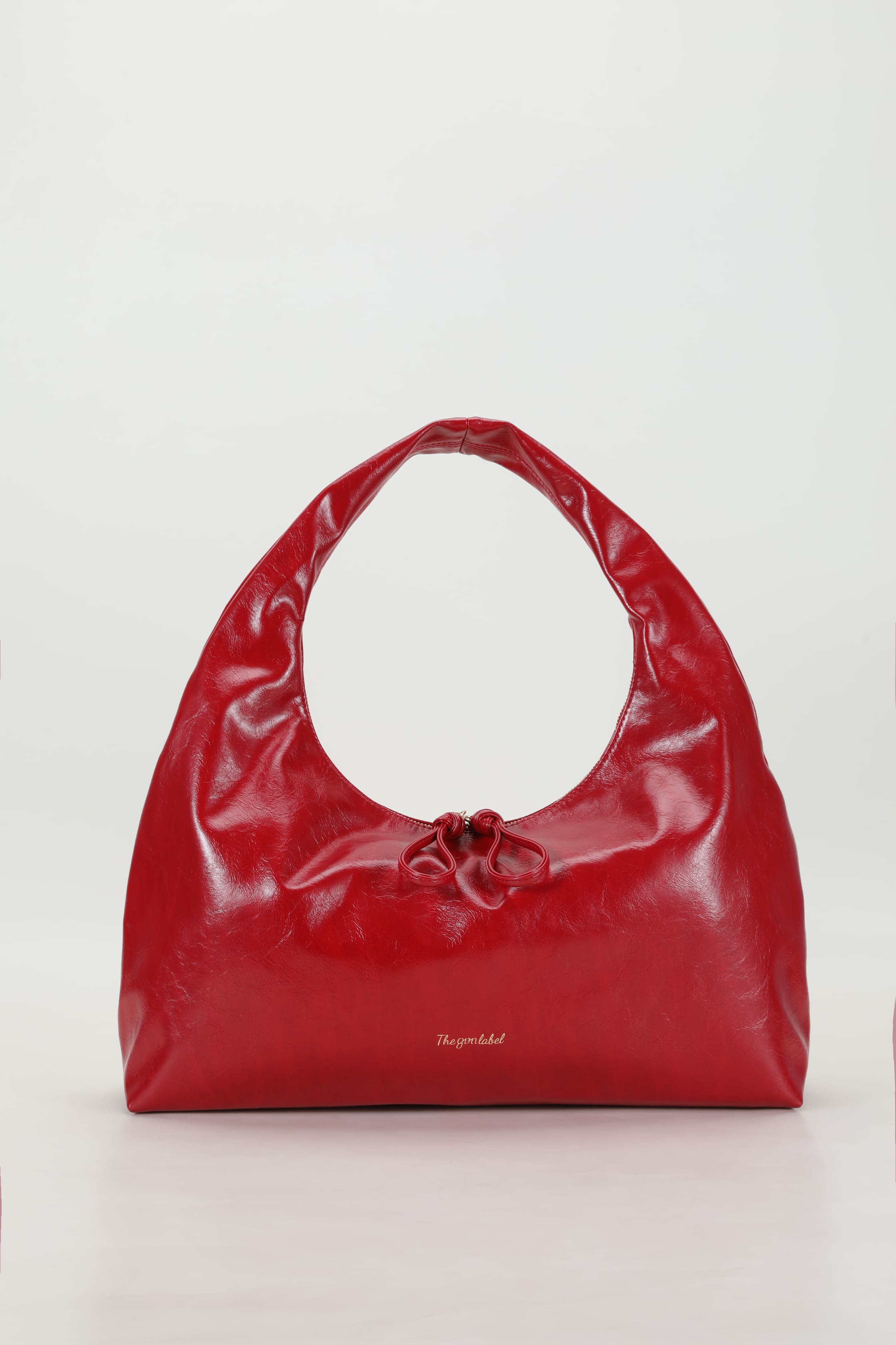 2025 ファッショナブルなオールマッチワックスレザーのレイジーライスボールバッグ - サイズM