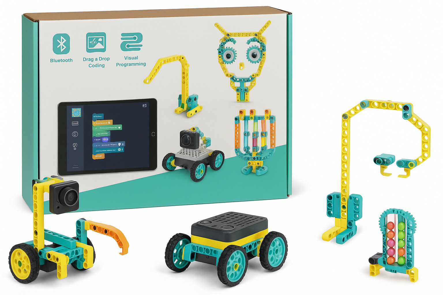 Smart Bluetooth Robotics Kit for Kids – Build, Code & Play with AI