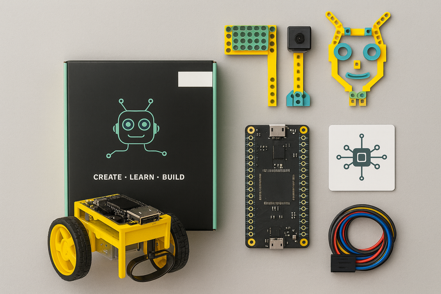 AI Robot Car DIY Kit – Create • Learn • Build