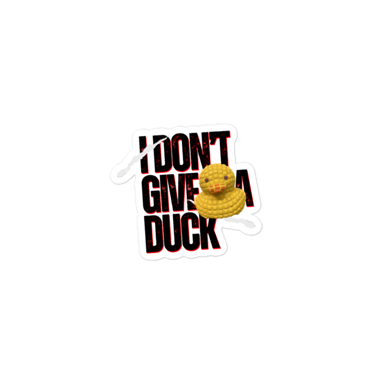I Don’t Give A Duck Sticker